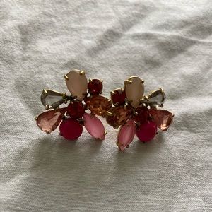 Jcrew Crystal Cluster Earrings- Excellent condition